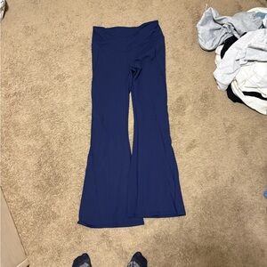 Fabletics Navy Blue Flared Leggings